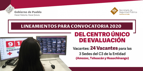 Convocatoria para ingresar a las tres Sedes del C3 de la Entidad